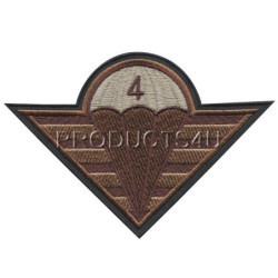 Nášivka Velitelství 4 brigády rychlého nasazení, pouštní