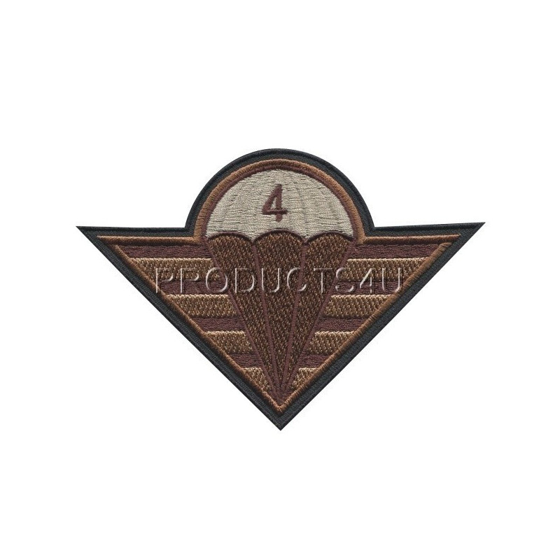 Nášivka Velitelství 4 brigády rychlého nasazení, pouštní