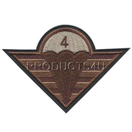 Nášivka Velitelství 4 brigády rychlého nasazení, pouštní