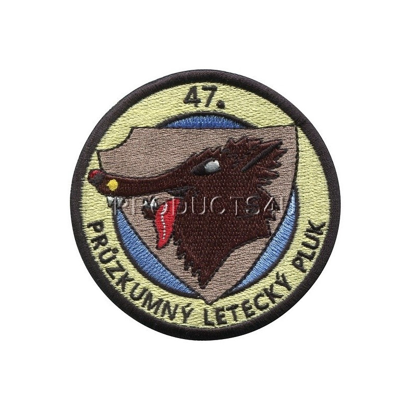 Nášivka 47.Průzkumný letecký pluk, barevná