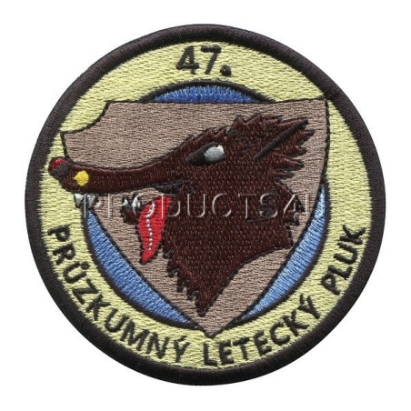 Nášivka 47.Průzkumný letecký pluk, barevná