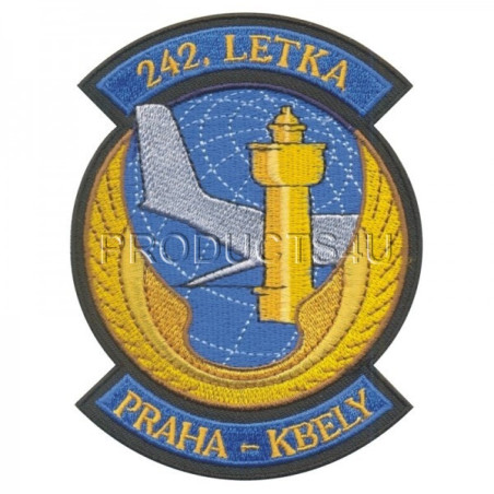 NÁŠIVKA - 242. LETKA PRAHA - KBELY - BAREVNÁ