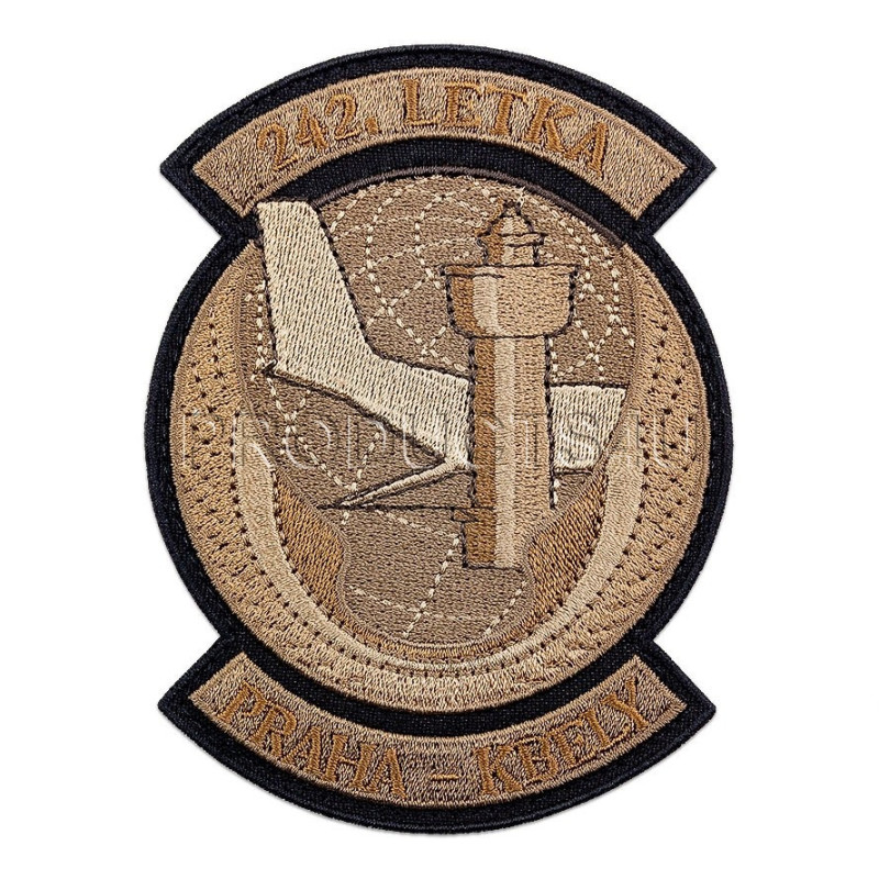 NÁŠIVKA - 242. LETKA PRAHA - KBELY - POUŠTNÍ