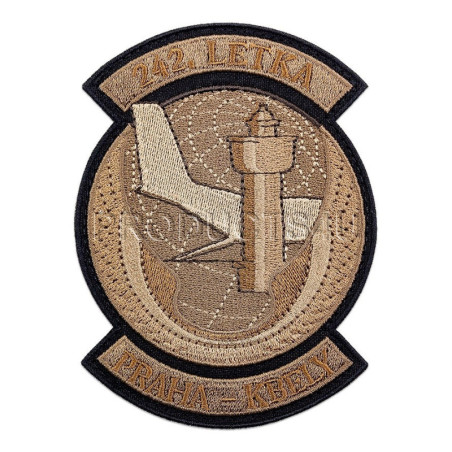 NÁŠIVKA - 242. LETKA PRAHA - KBELY - POUŠTNÍ