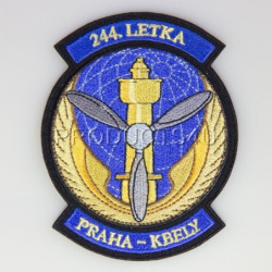 NÁŠIVKA - 244. LETKA PRAHA - KBELY - BAREVNÁ