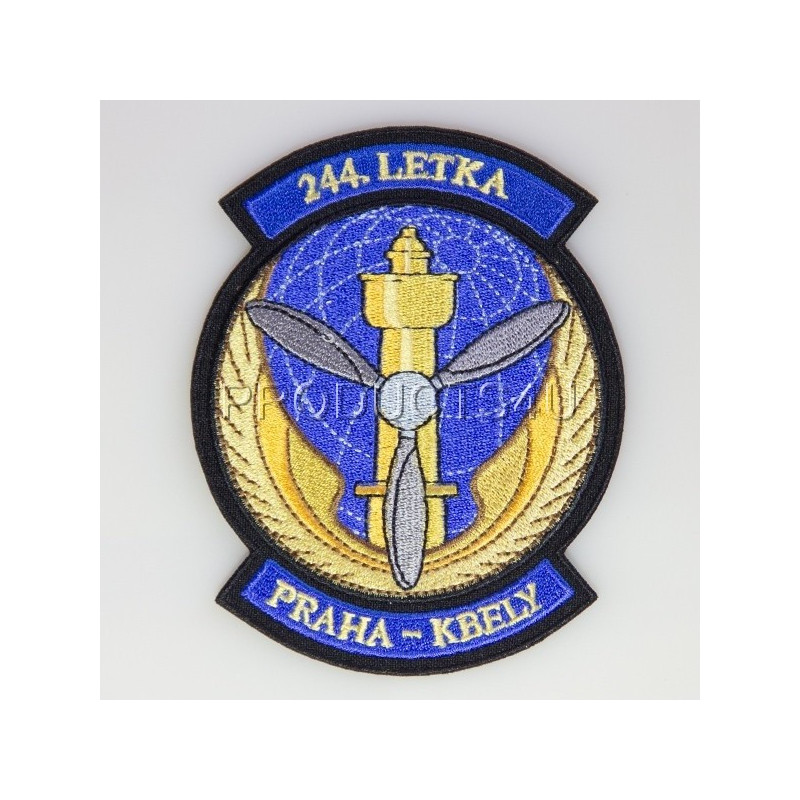 NÁŠIVKA - 244. LETKA PRAHA - KBELY - BAREVNÁ