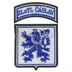 NÁŠIVKA - 21. ZTL ČÁSLAV, barevná