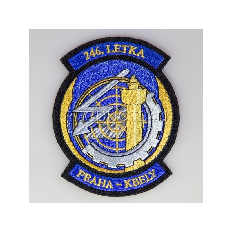 NÁŠIVKA - 246. LETKA PRAHA - KBELY - BAREVNÁ