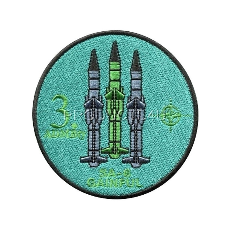 NÁŠIVKA - 251. PROTILETADLOVÁ ROTA - 3. PROTILETADLOVÁ BATERIE - BAREVNÁ