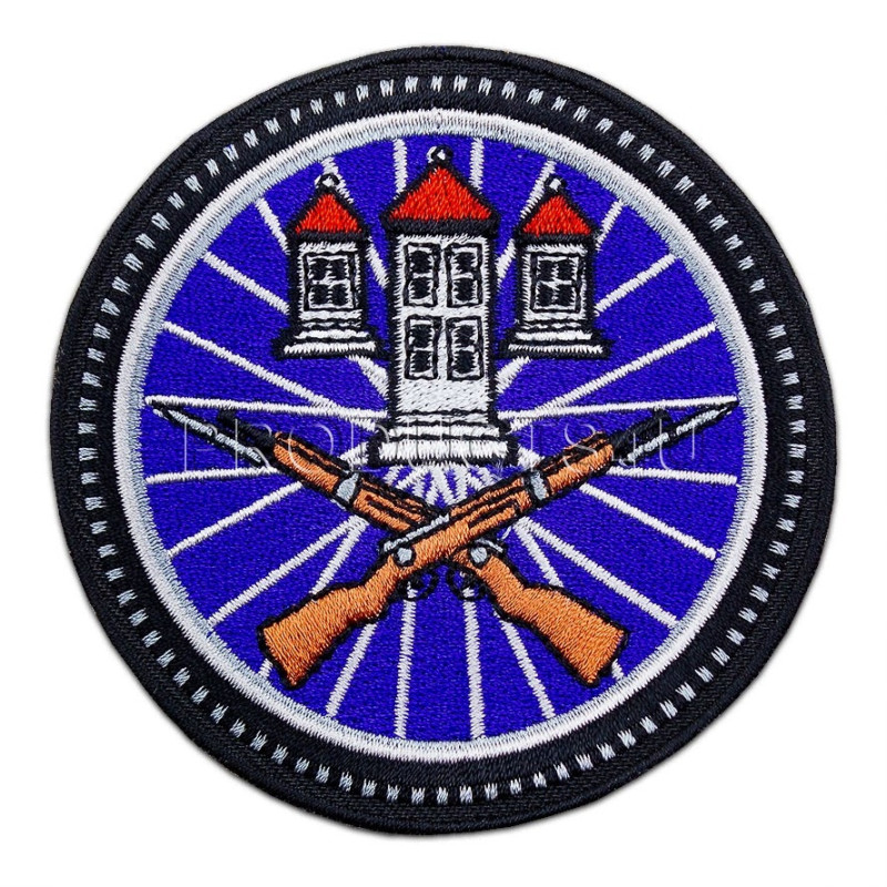 Nášivka 74. Lehký motorizovaný prapor, barevná