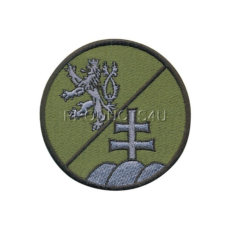 NÁŠIVKA - ČR/SR PRAPOR, polní