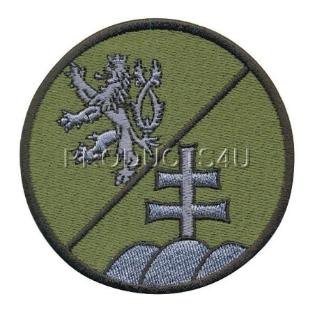 NÁŠIVKA - ČR/SR PRAPOR, polní