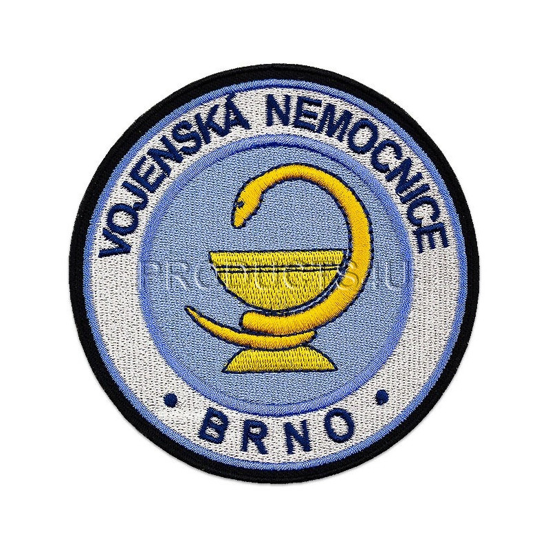 NÁŠIVKA - VOJENSKÁ NEMOCNICE BRNO, barevná
