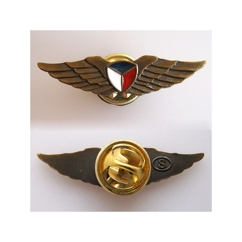 ODZNAK - PILOTNÍ KŘÍDLA, Zlatavý