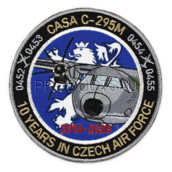 NÁŠIVKA - 10 let CASA služby v AČR, barevná