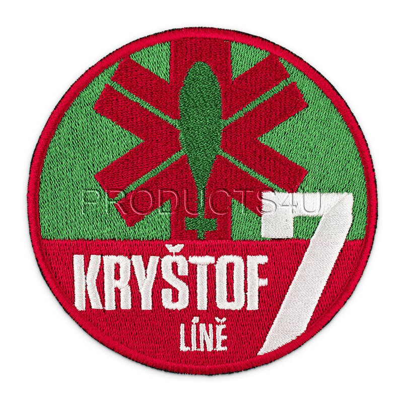 NÁŠIVKA - KRYŠTOF 7, LÍNĚ, barevná