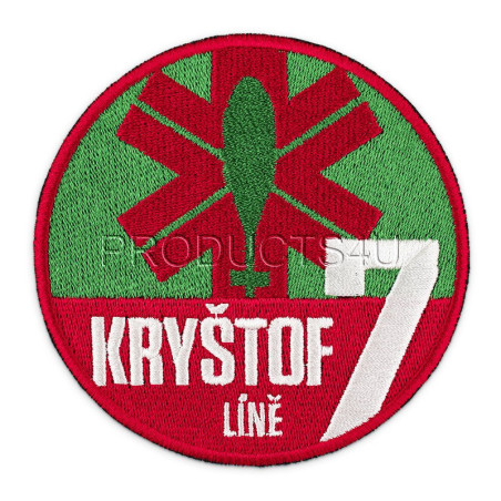 NÁŠIVKA - KRYŠTOF 7, LÍNĚ, barevná