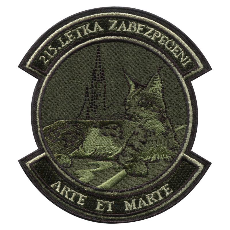 NÁŠIVKA - 215. LETKA ZABEZPEČENÍ, polní