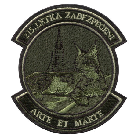 NÁŠIVKA - 215. LETKA ZABEZPEČENÍ, polní