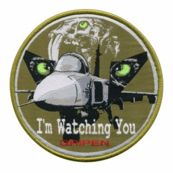 NÁŠIVKA - GRIPEN Watching..., barevná