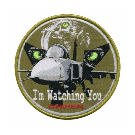 NÁŠIVKA - GRIPEN Watching..., barevná