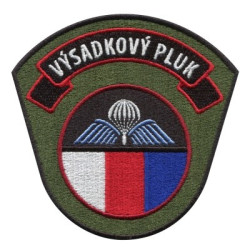 NÁŠIVKA - 43. Výsadkový pluk, barevná