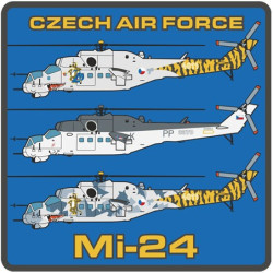 NÁŠIVKA - Mi24 set I Blue