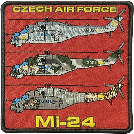 NÁŠIVKA - Mi24 set II Red