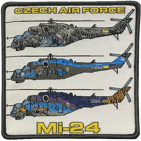 NÁŠIVKA - Mi24 set III White