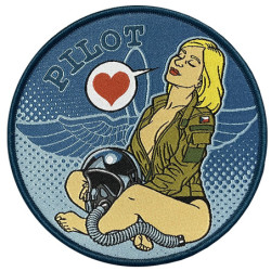 Nášivka Letecké holky -Pilot