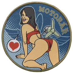 Nášivka Letecké holky -Motorář