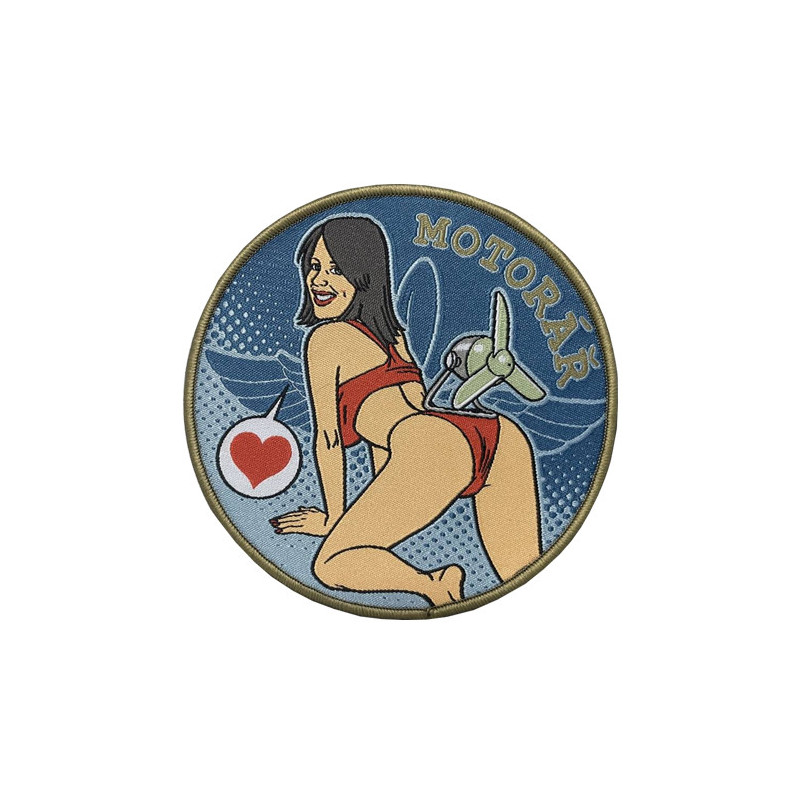 Nášivka Letecké holky -Motorář