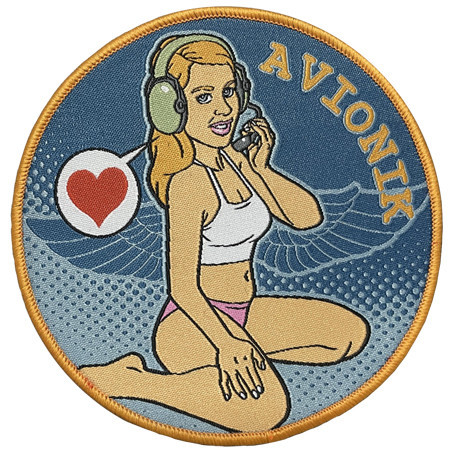 Nášivka Letecké holky -Avionik